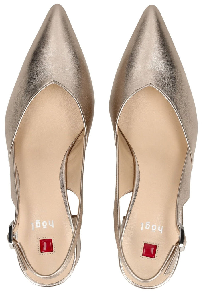 Högl Pumps Leder Bronze