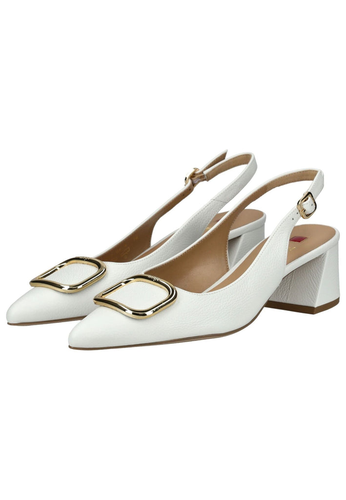 Högl Pumps Leder Creme