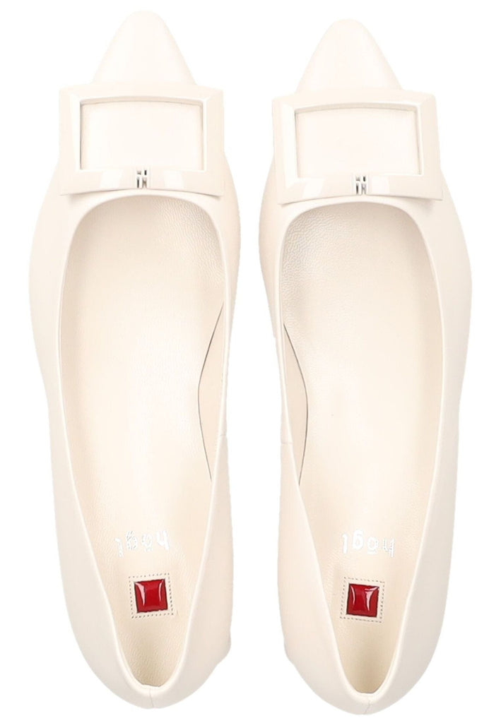 Högl Pumps Leder Creme