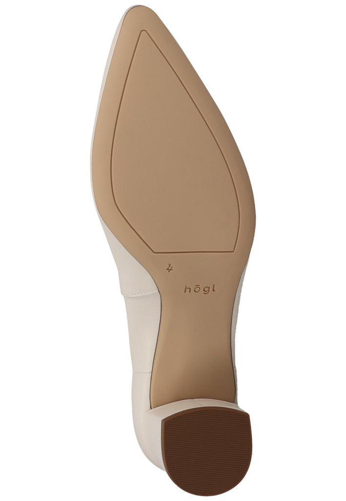 Högl Pumps Leder Creme