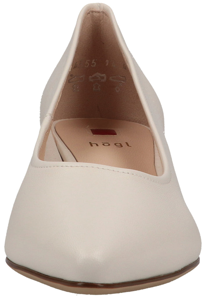 Högl Pumps Leder Creme