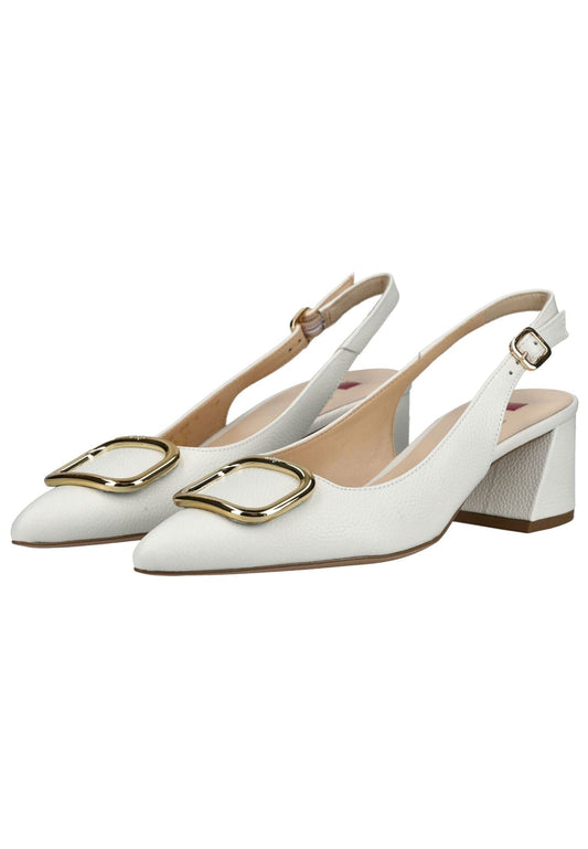 Högl Pumps Leder Creme
