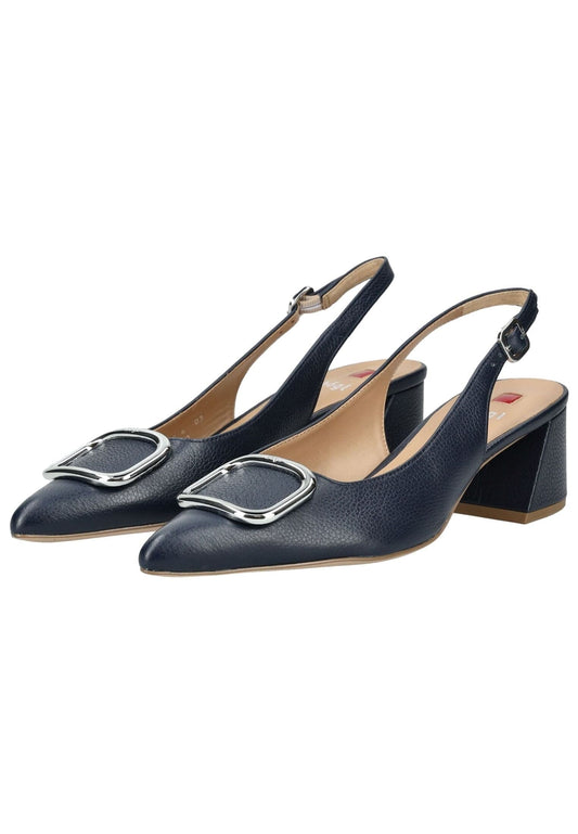 Högl Pumps Leder Dunkelblau