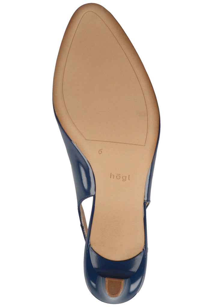 Högl Pumps Leder Navy Lack