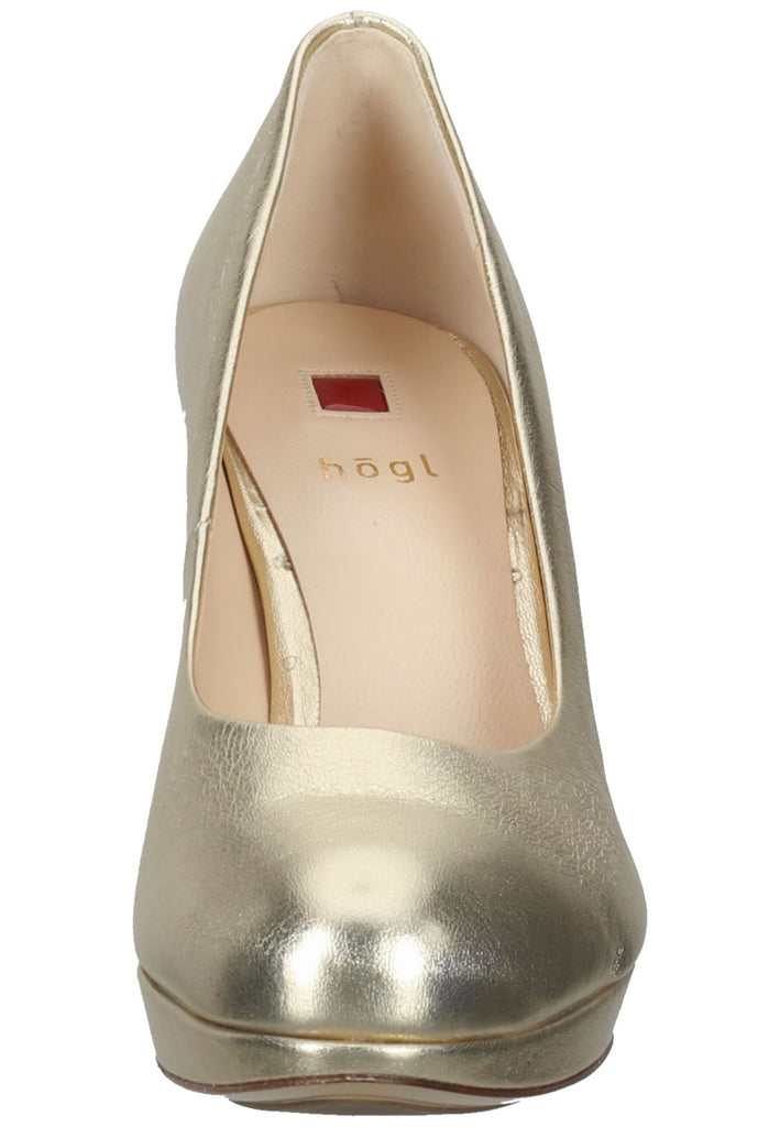 Högl Pumps Leder Platin