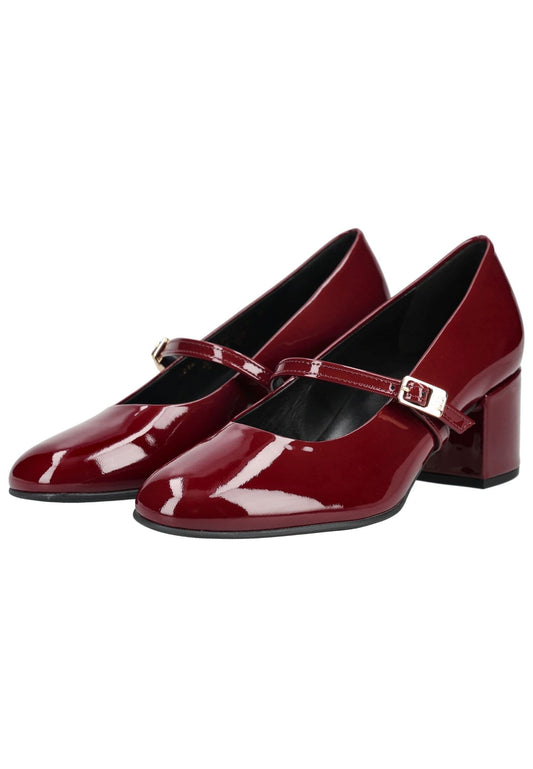 Högl Pumps Leder Rot Lack