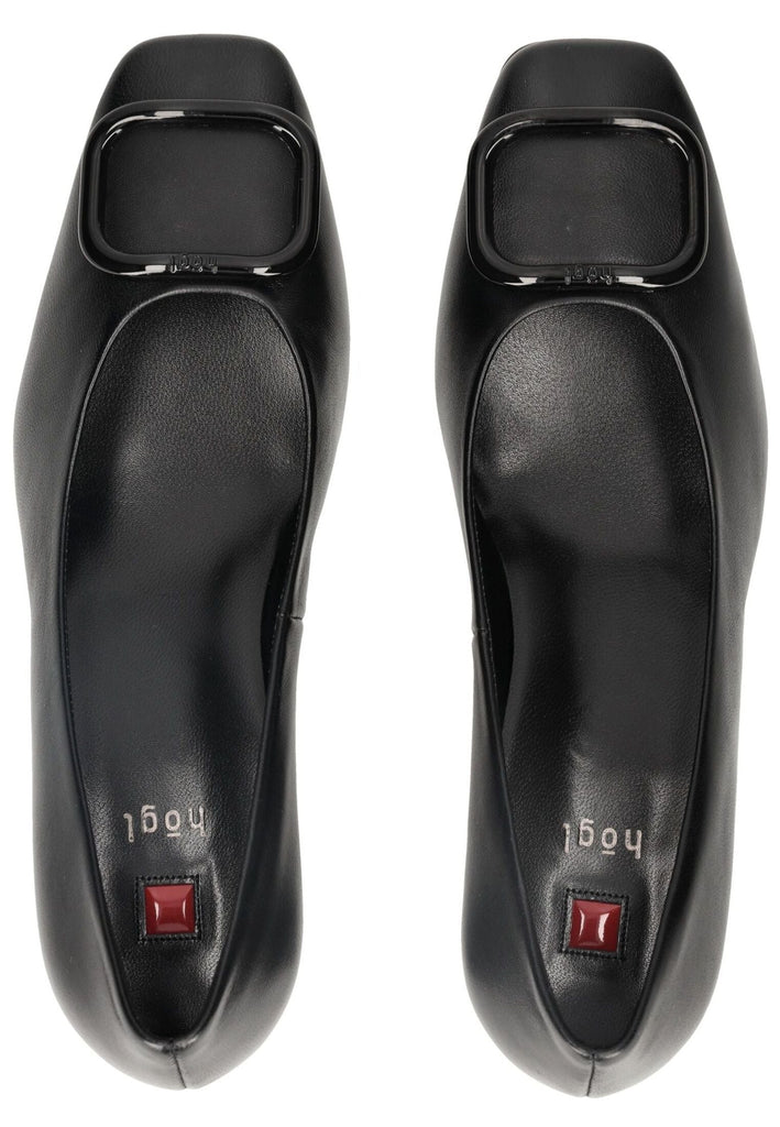 Högl Pumps Leder Schwarz