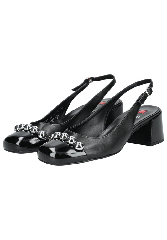 Högl Pumps Leder Schwarz