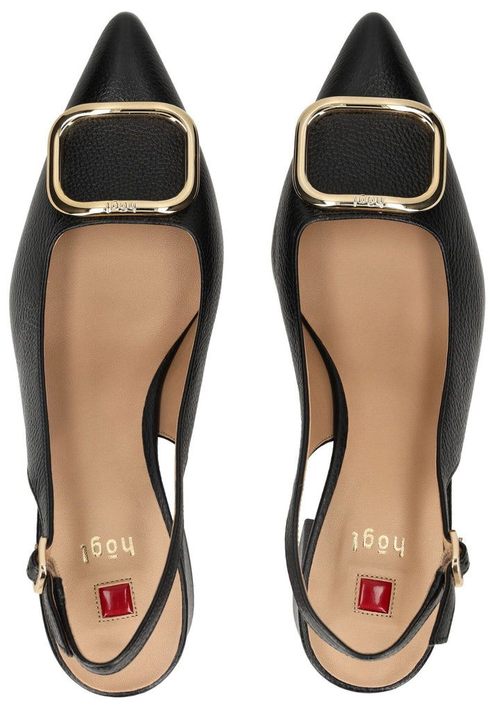 Högl Pumps Leder Schwarz