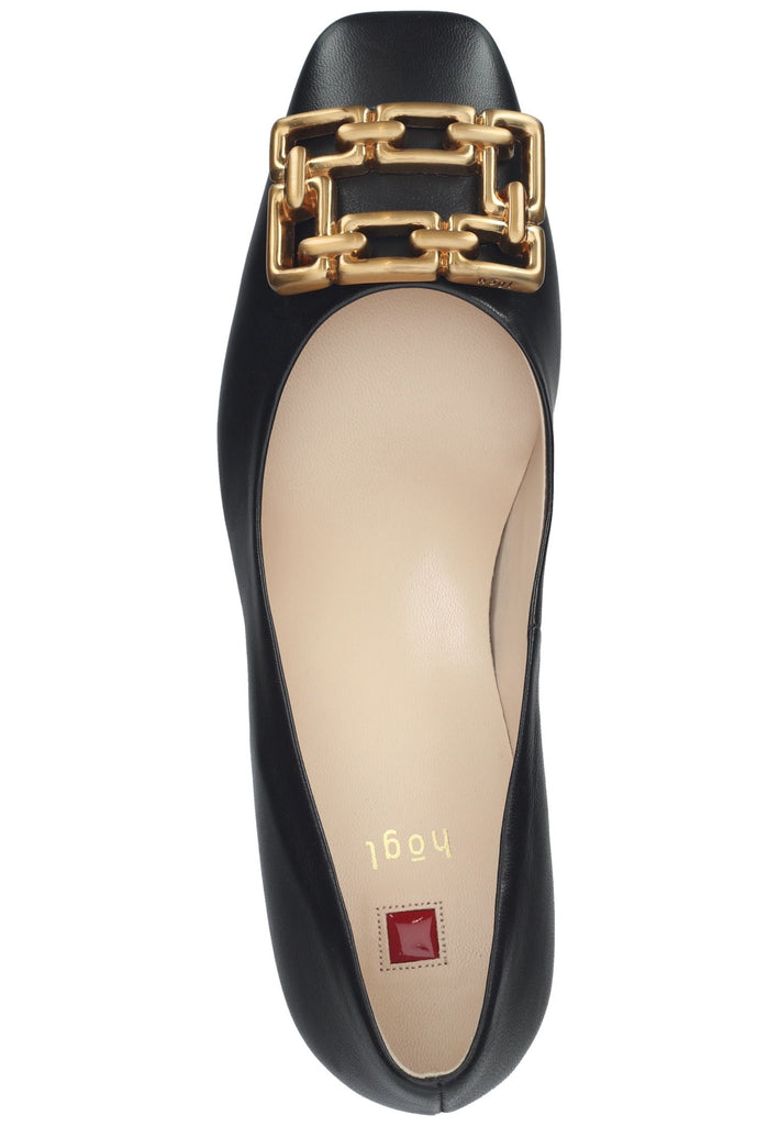 Högl Pumps Leder Schwarz