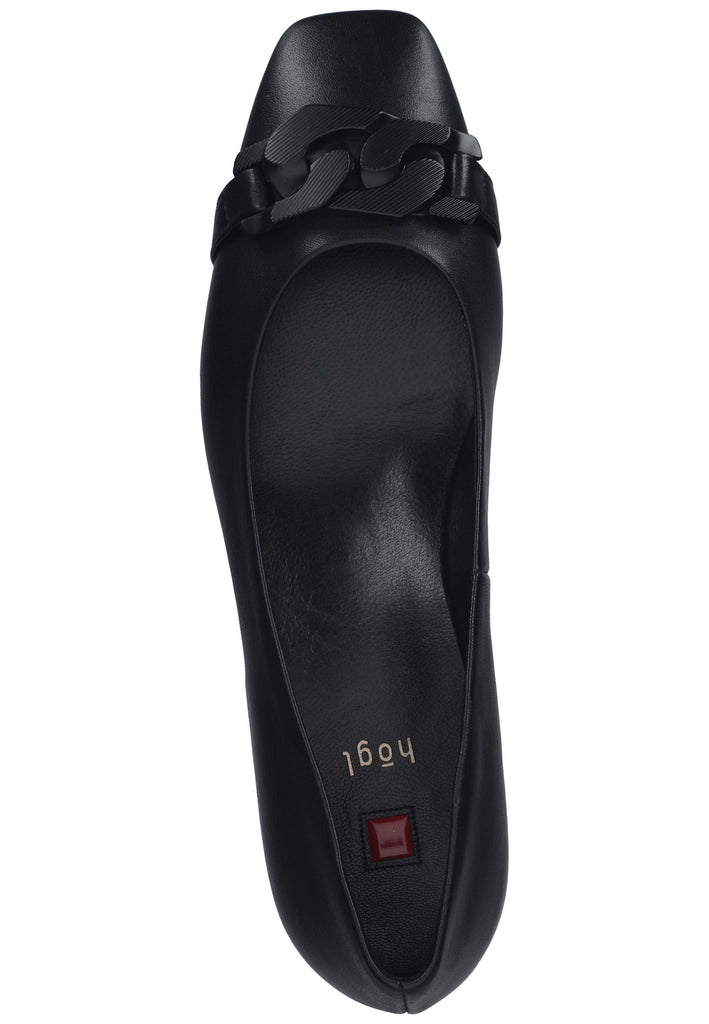Högl Pumps Leder Schwarz