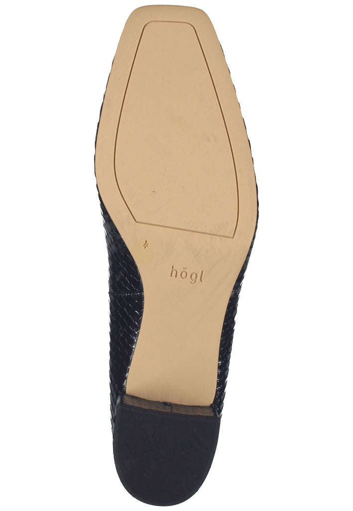 Högl Pumps Leder Schwarz