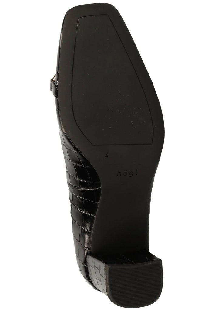 Högl Pumps Leder Schwarz