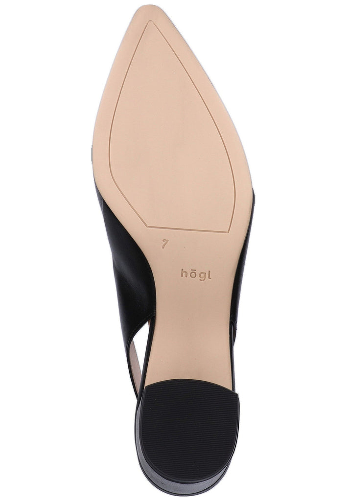 Högl Pumps Leder Schwarz