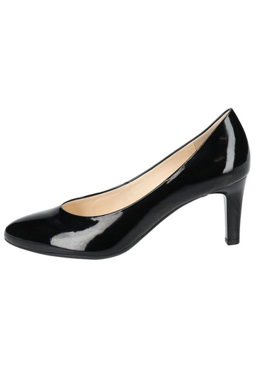 Högl Pumps Leder Schwarz Lack