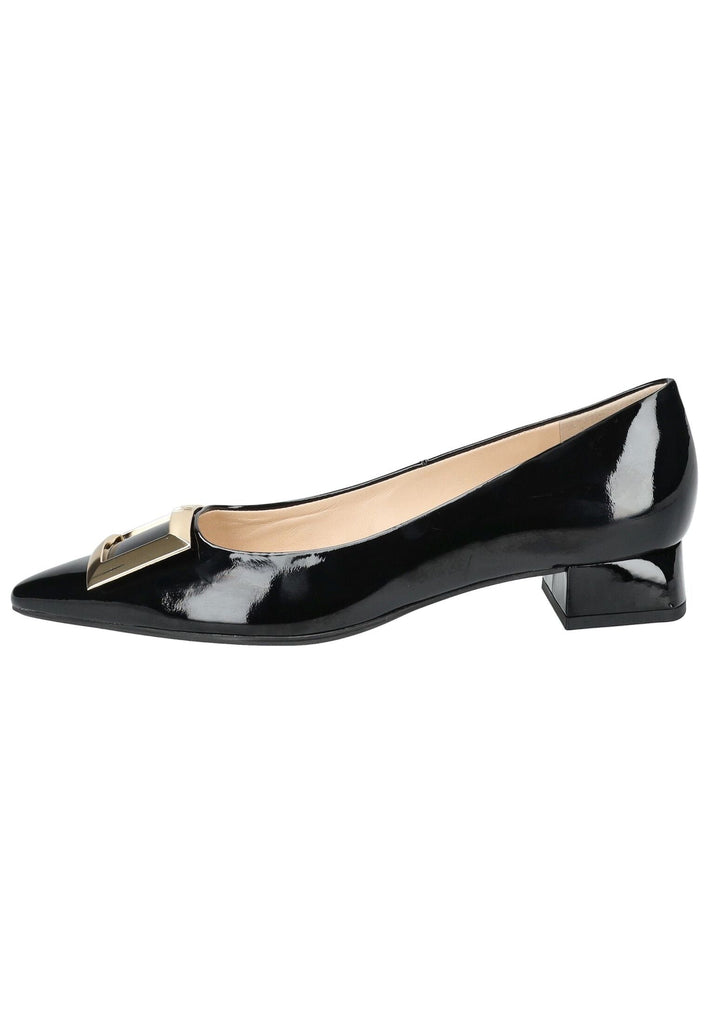 Högl Pumps Leder Schwarz Lack
