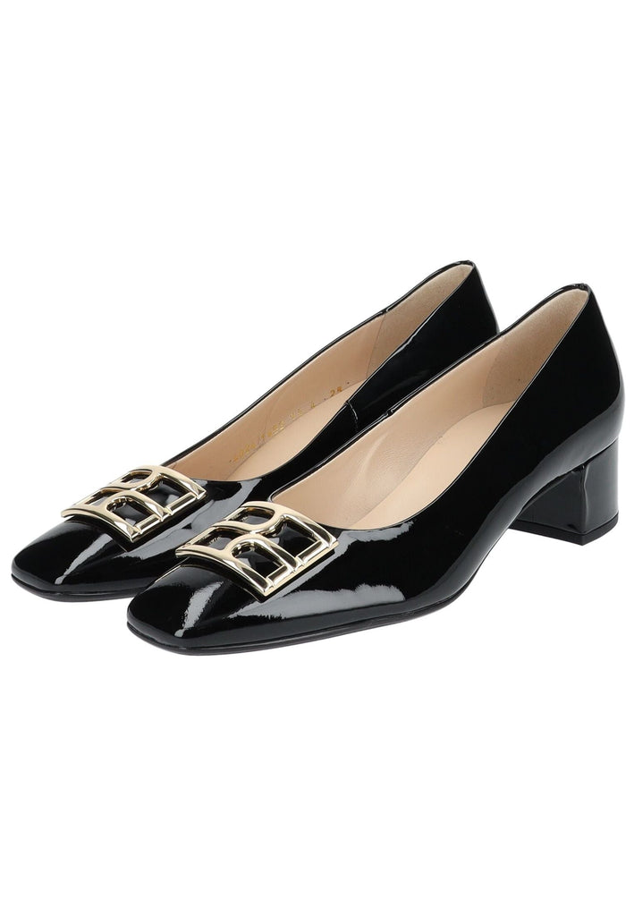 Högl Pumps Leder Schwarz Lack