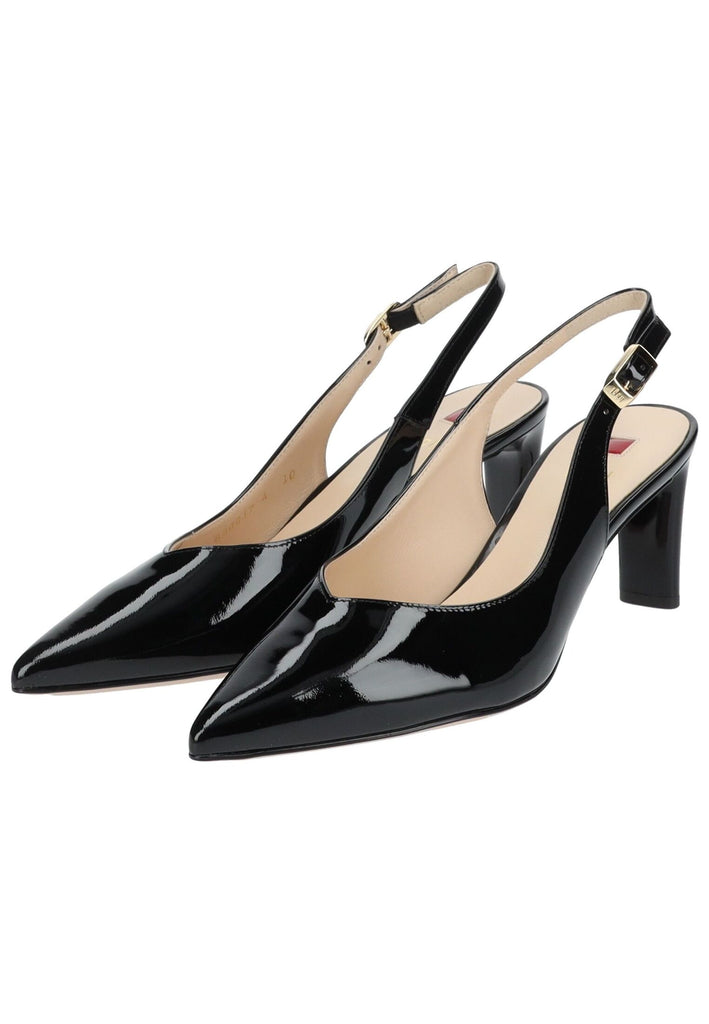 Högl Pumps Leder Schwarz Lack
