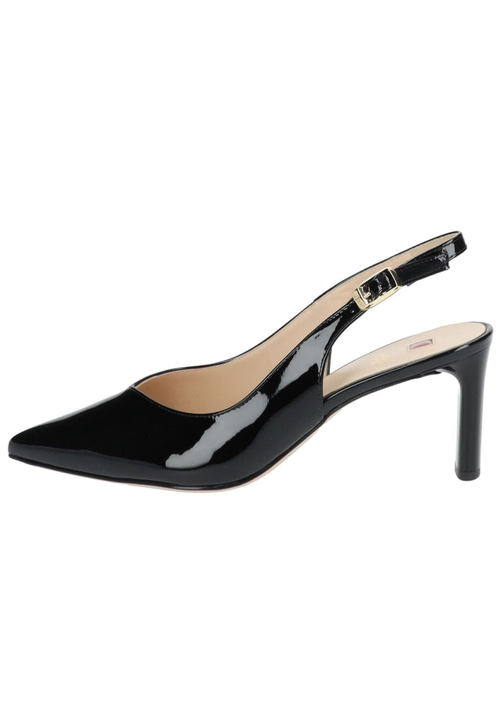 Högl Pumps Leder Schwarz Lack