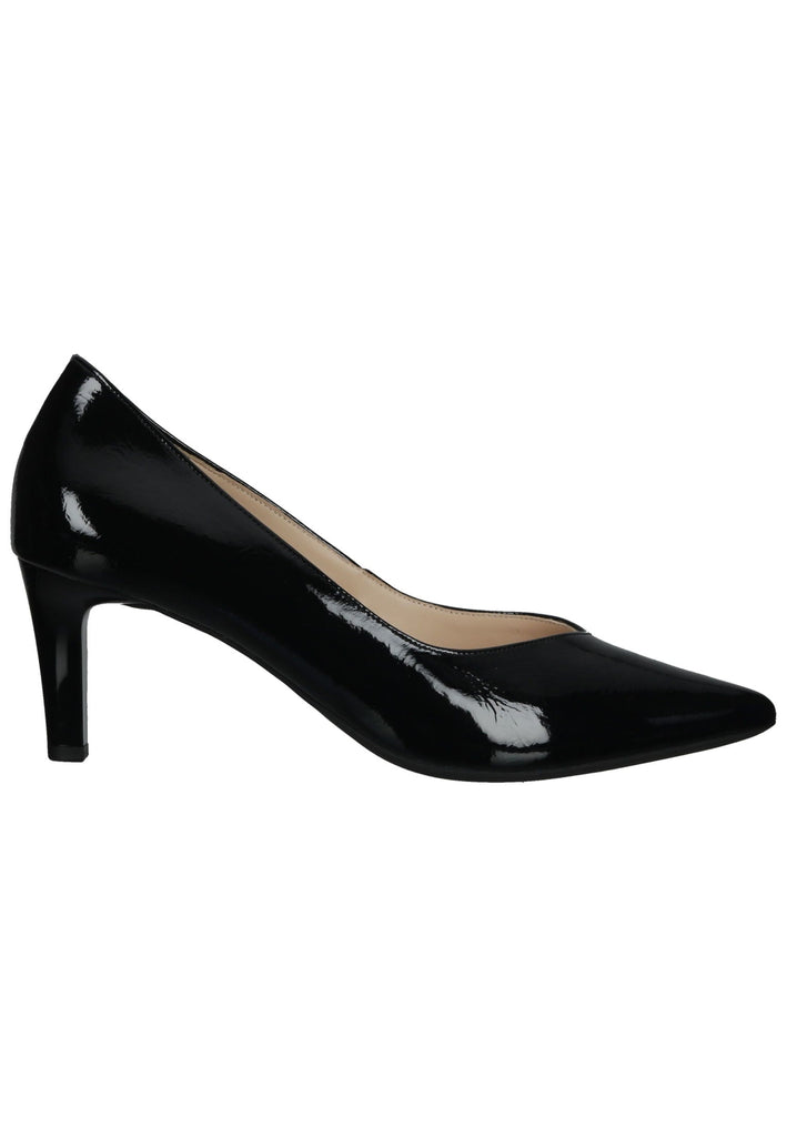 Högl Pumps Leder Schwarz Lack
