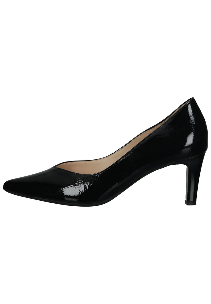 Högl Pumps Leder Schwarz Lack