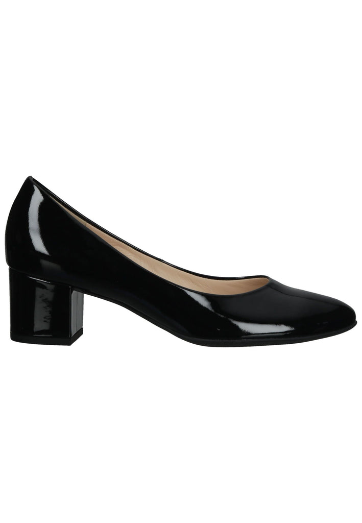 Högl Pumps Leder Schwarz Lack
