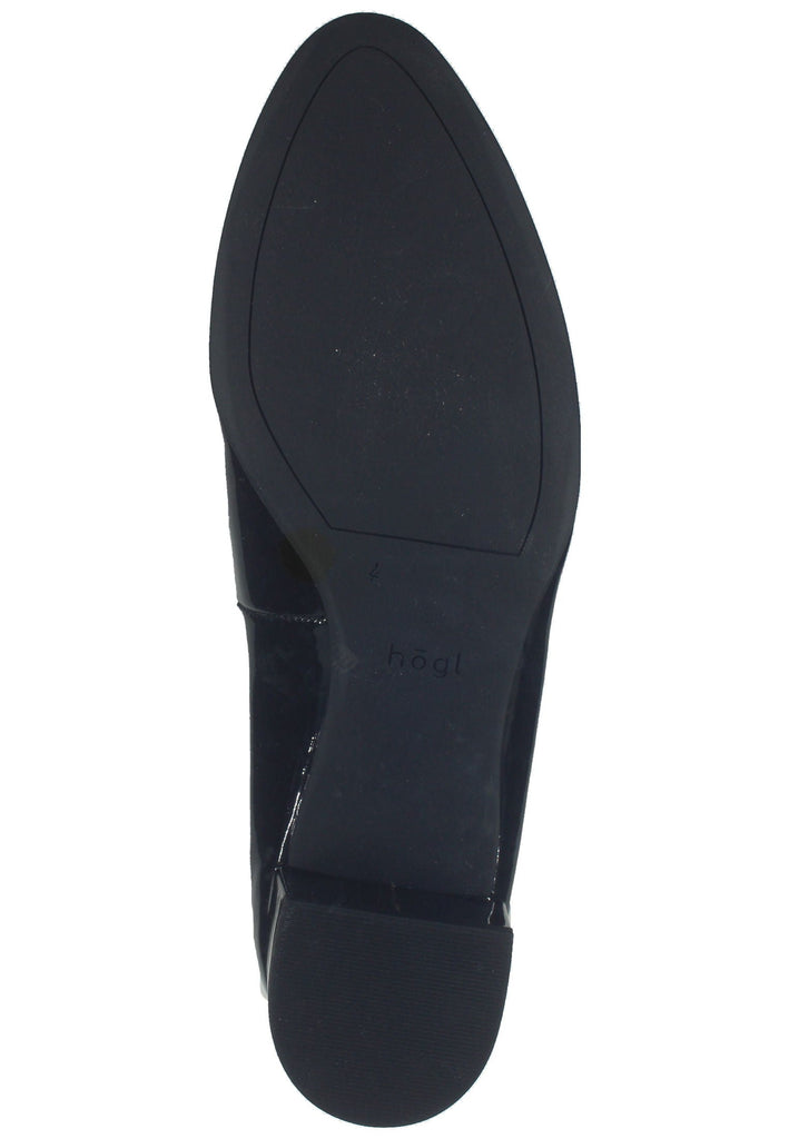 Högl Pumps Leder Schwarz Lack