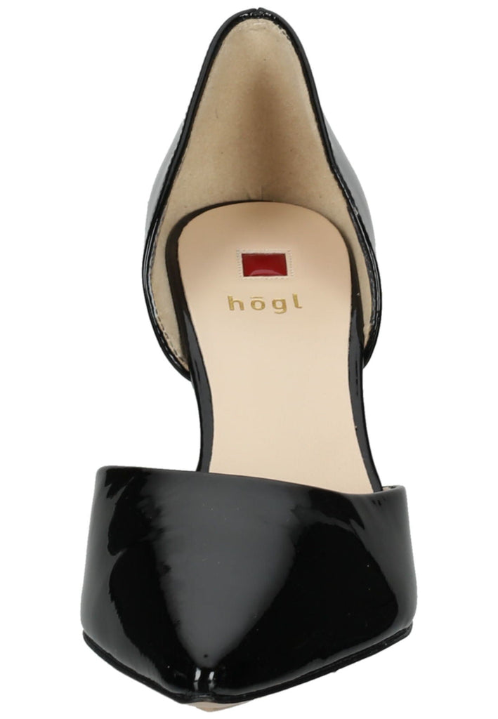Högl Pumps Leder Schwarz Lack