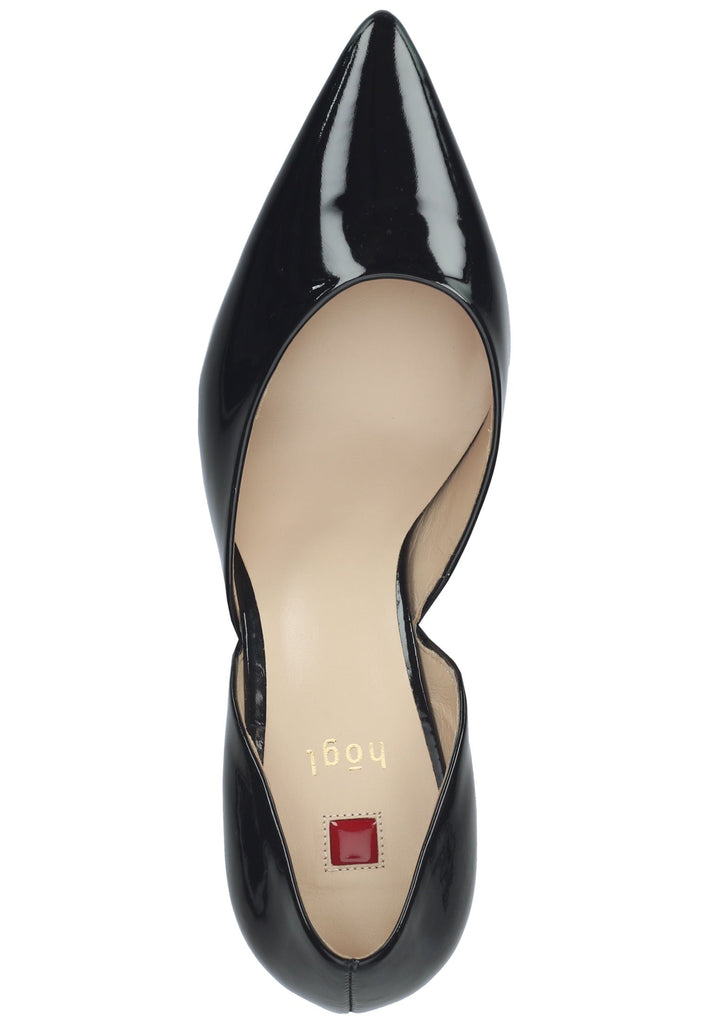 Högl Pumps Leder Schwarz Lack