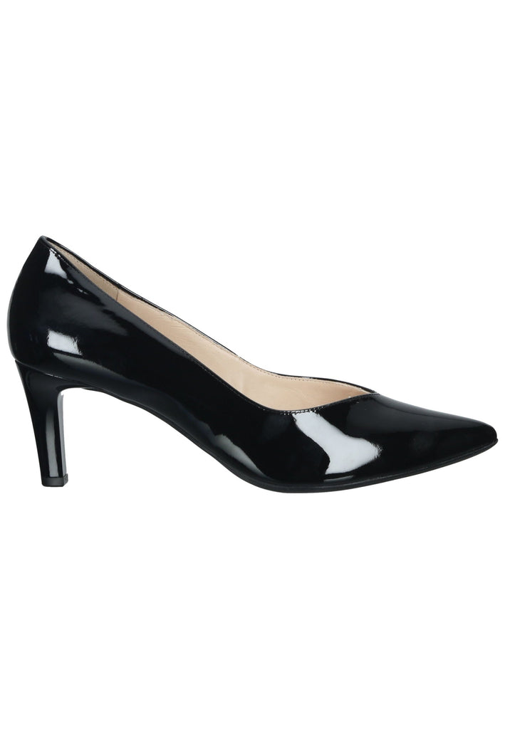 Högl Pumps Leder Schwarz Lack