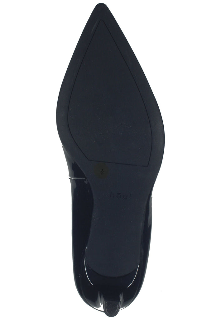 Högl Pumps Leder Schwarz Lack