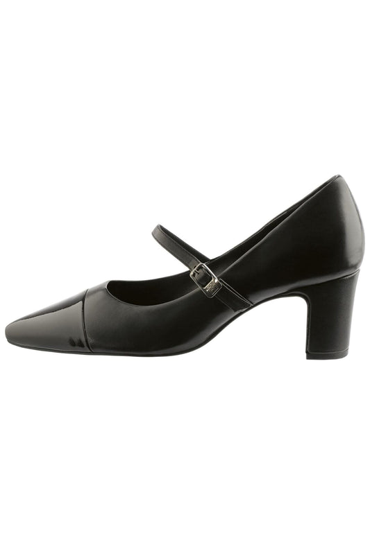Högl Pumps Leder Schwarz Lack
