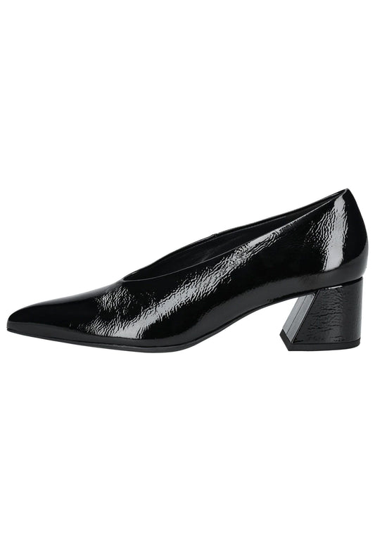 Högl Pumps Leder Schwarz Lack