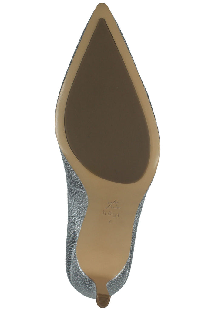 Högl Pumps Leder Silber