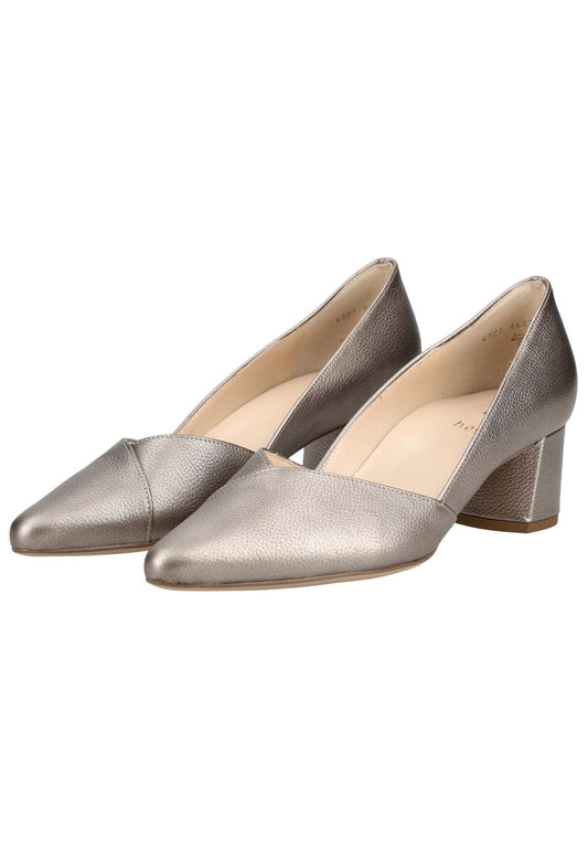 Högl Pumps Leder Silber