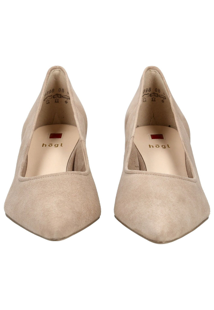 Högl Pumps Leder Taupe