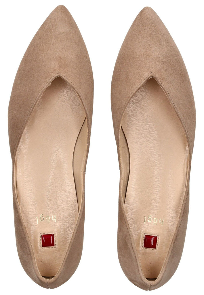 Högl Pumps Leder Taupe
