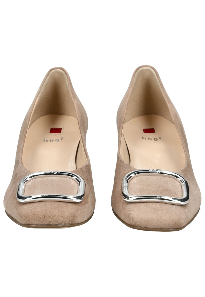 Högl Pumps Leder Taupe