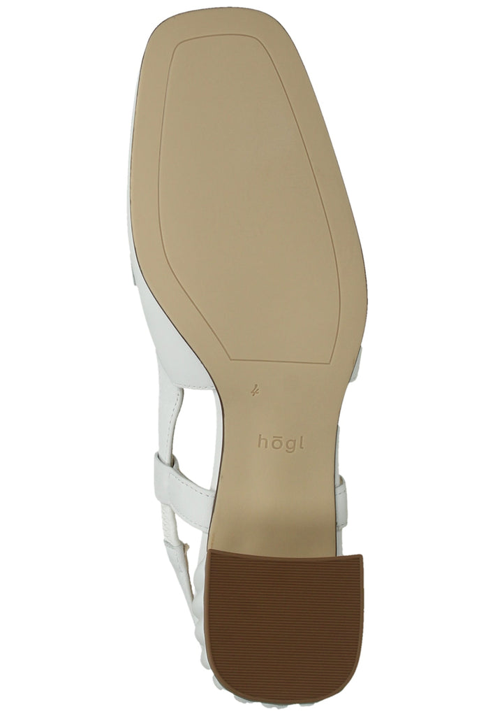 Högl Pumps Leder Weiß