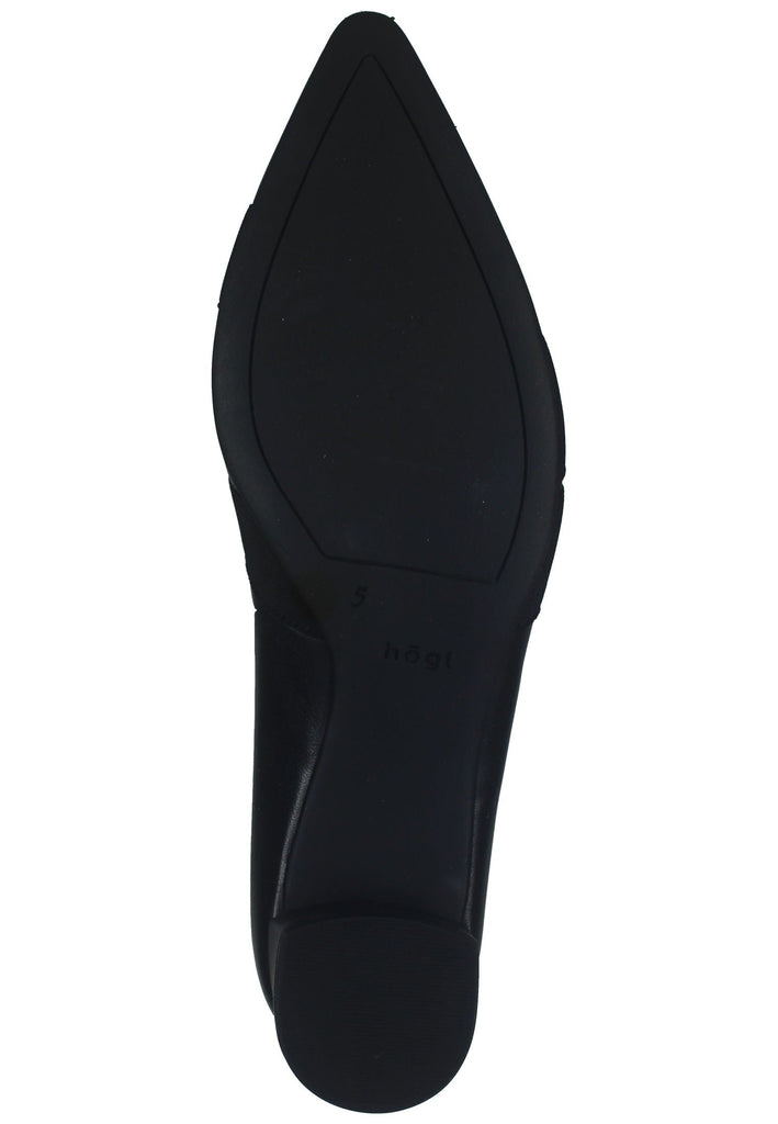 Högl Pumps Nappaleder Schwarz