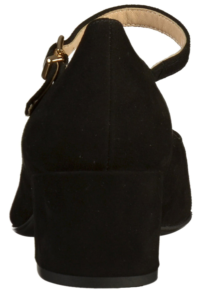 Högl Pumps Nubukleder Schwarz