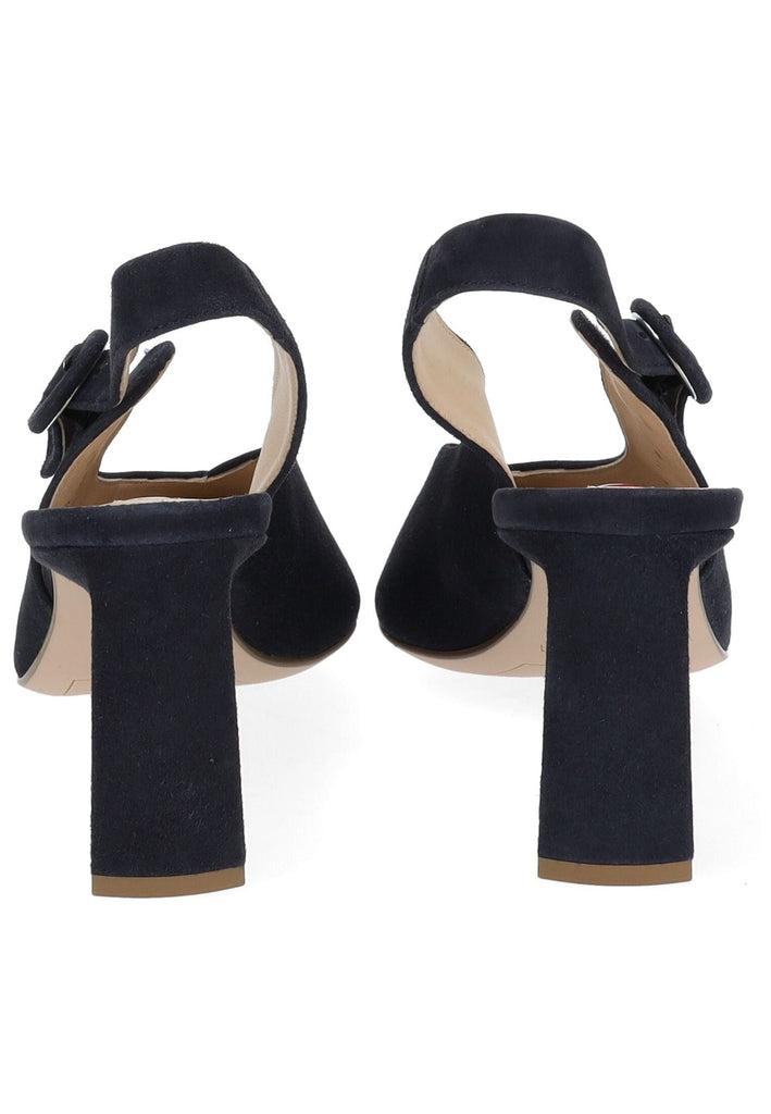 Högl Pumps Samt Dunkelblau