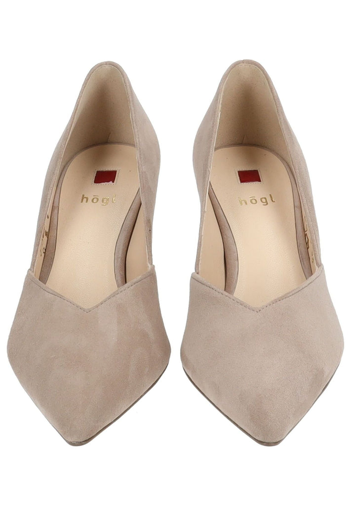 Högl Pumps Samt Taupe