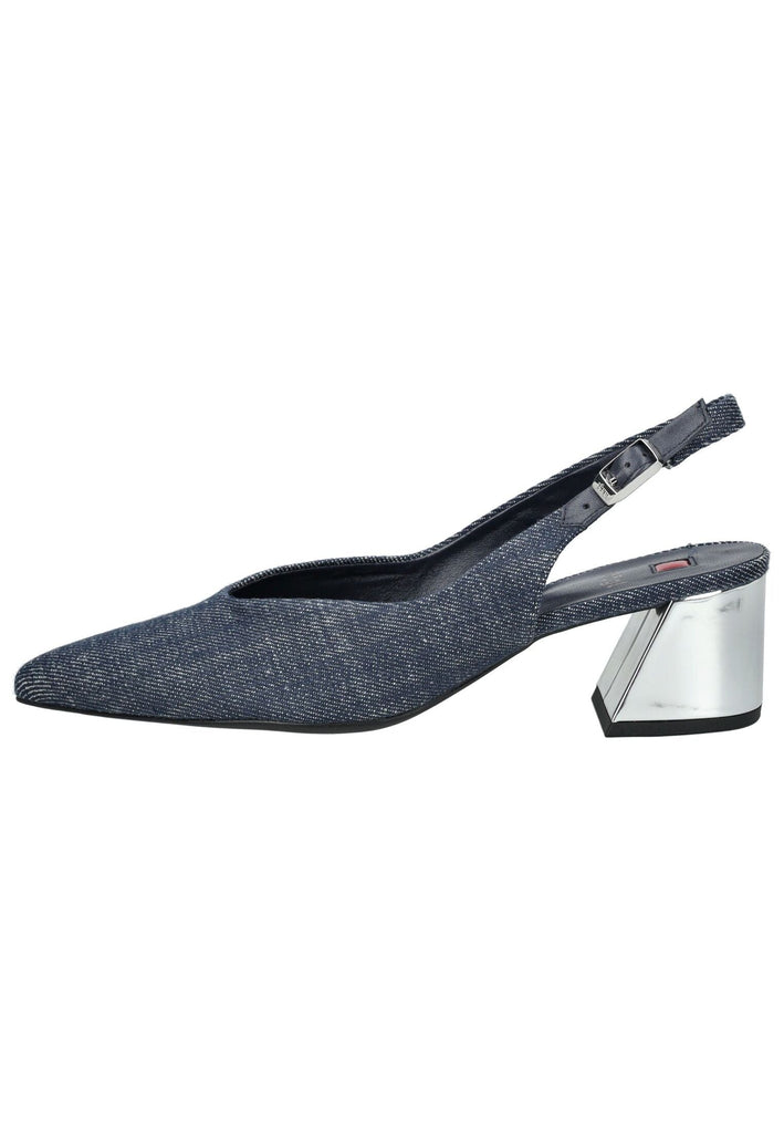 Högl Pumps Textil Blau