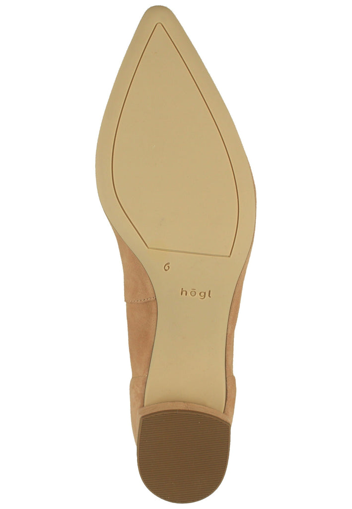 Högl Pumps Veloursleder Beige