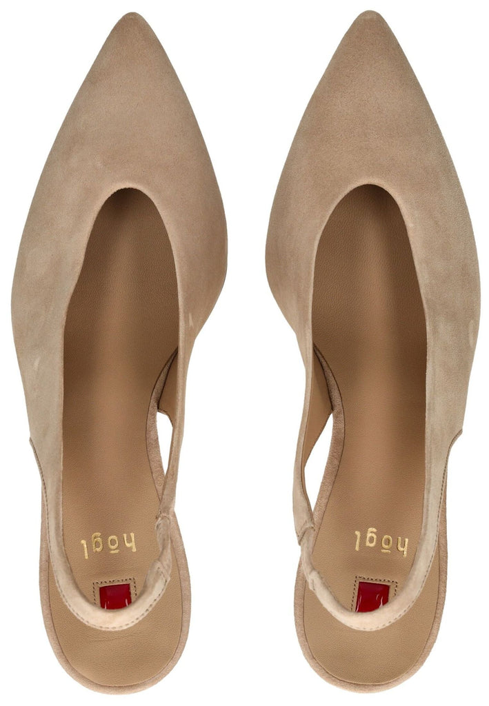 Högl Pumps Veloursleder Braun