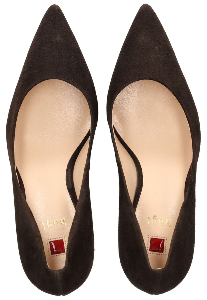Högl Pumps Veloursleder Dunkelbraun