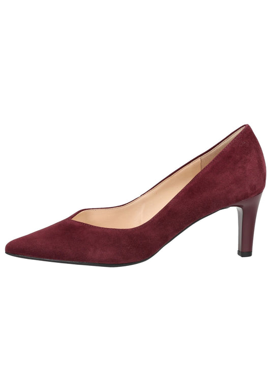 Högl Pumps Veloursleder Dunkelrot