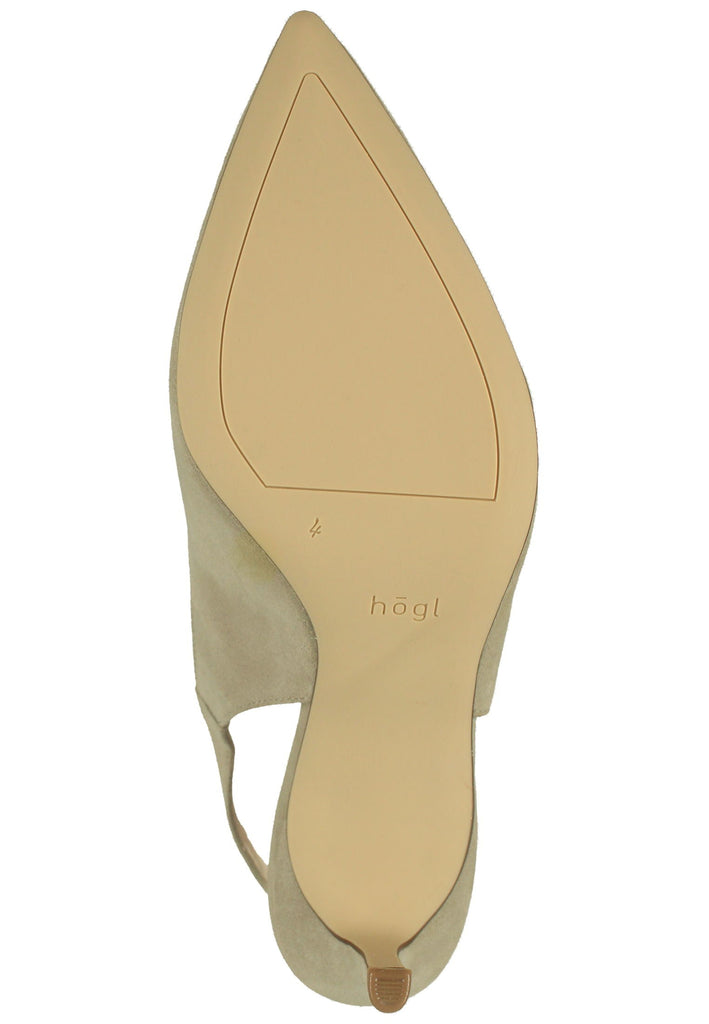 Högl Pumps Veloursleder Grau