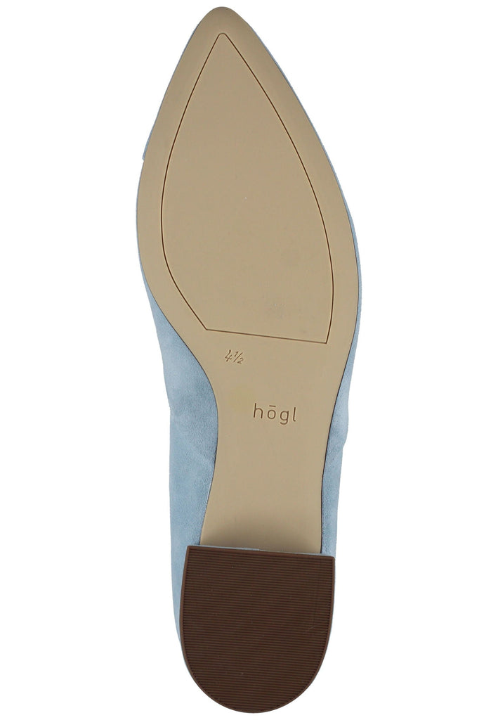 Högl Pumps Veloursleder Hellblau